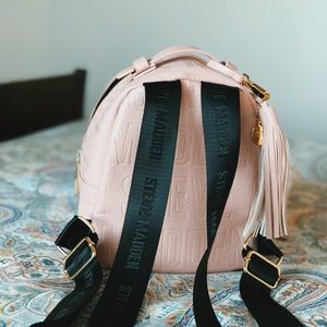 PINK SMALL BRANDED BACKPACK | STEVE MADDEN